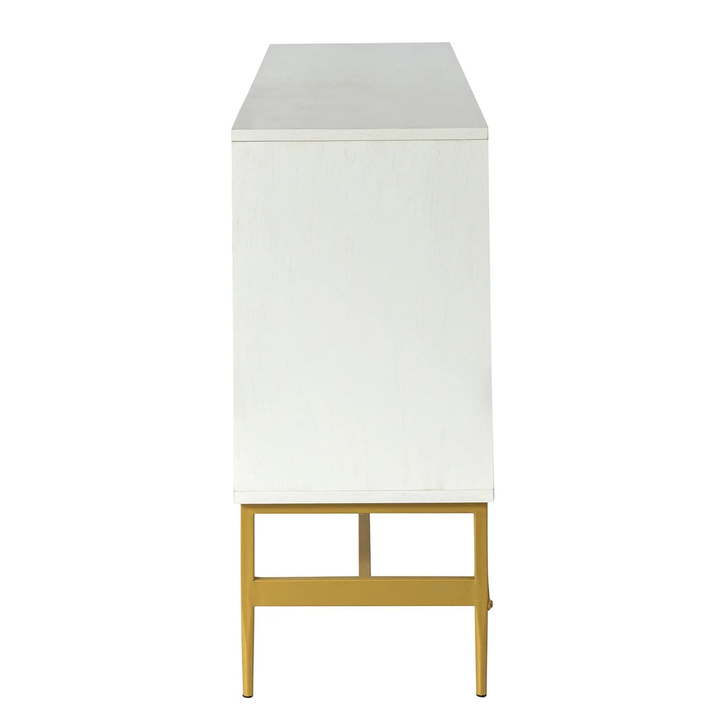 Walnut Sideboard with Metal Legs U5102