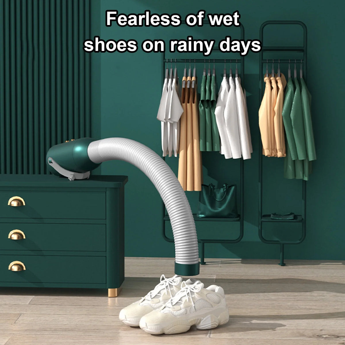 Portable Clothes Dryer with 2 Dryer Bag Green P56434
