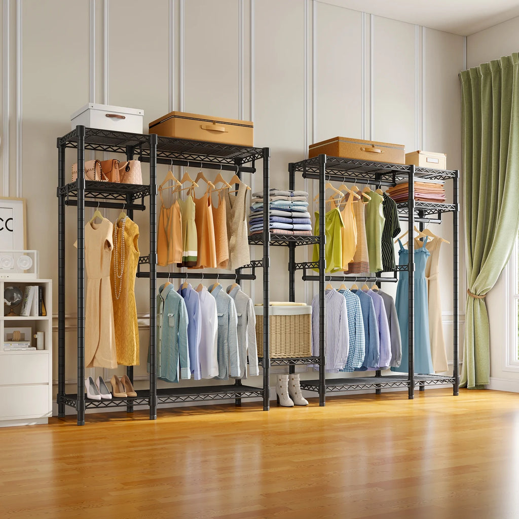 Black Extra Wide Heavy Duty Garment Rack G571349