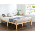 King Size Solid Wood Platform Bed Frame M145399