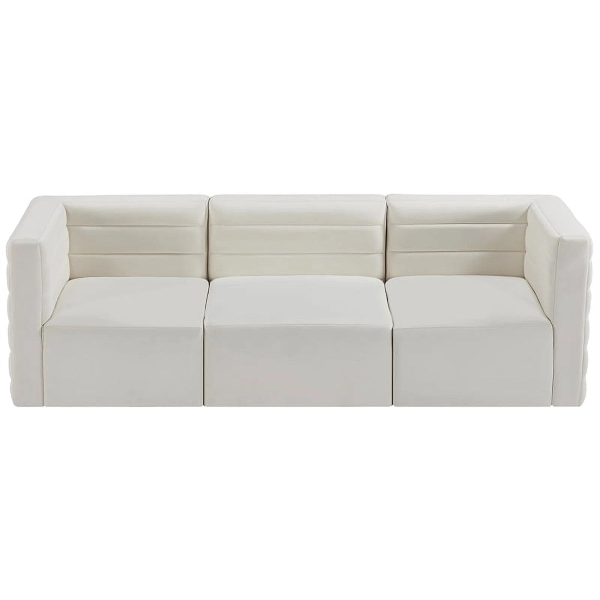 Cream Velvet Modular Sofa D98890