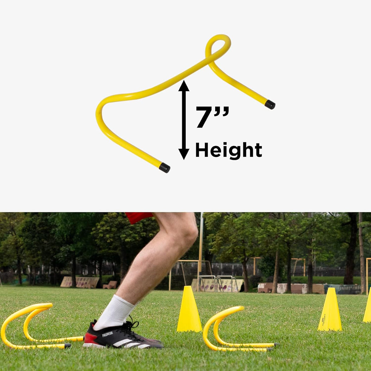 Agility Training Equipment Set with Carrying Bag W773907