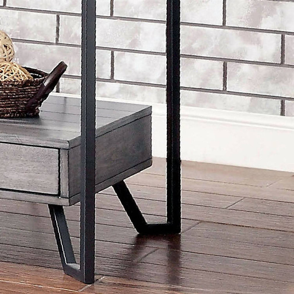 Grey 1-Shelf End Table - Set of 2 I524800