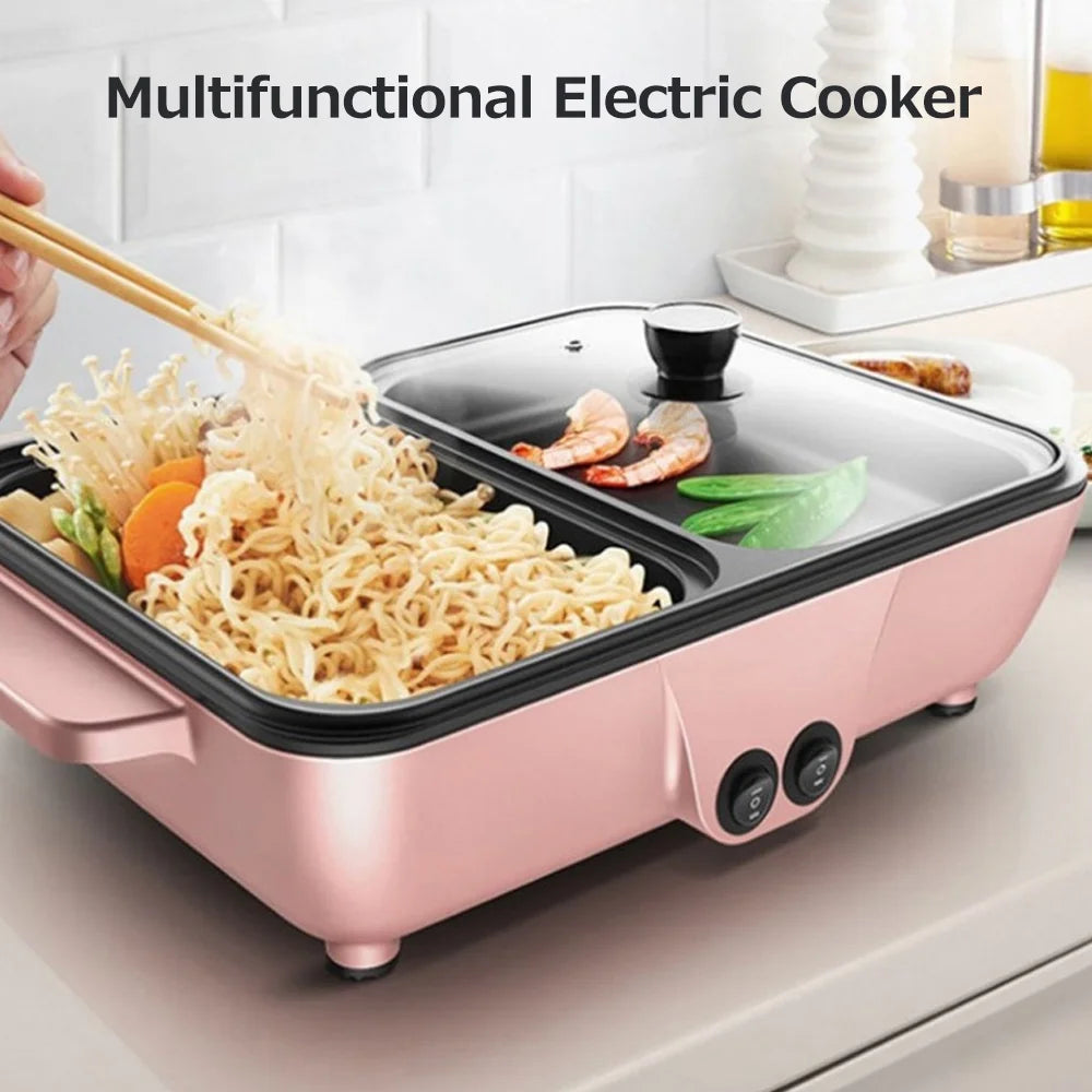 Electric Grill Pan 2L 1200W Barbecue One Pot K50680