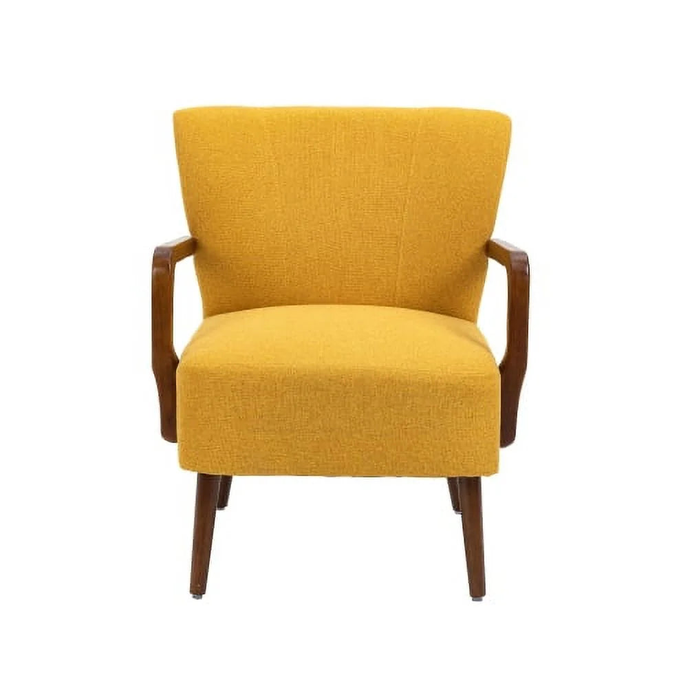 Mid Century Modern Linen Accent Chair H36700