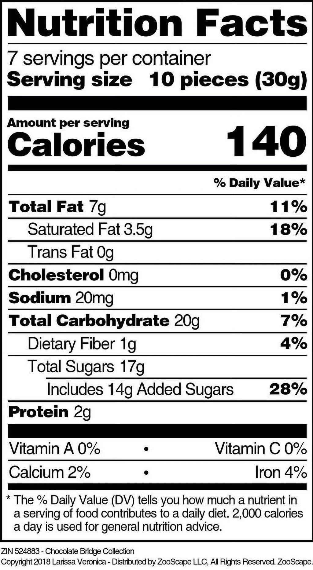 Chocolate Bridge Collection 8 oz 3-Pack Y186