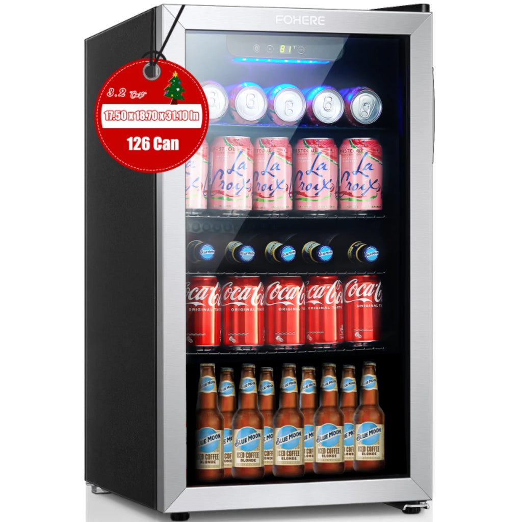 126 Can 3.2 Cu.ft Beverage Refrigerator Cooler M5026