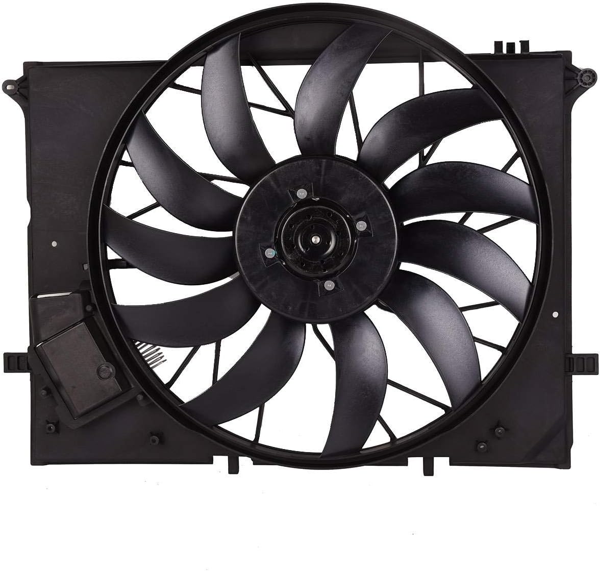 Auxiliary Brushless Cooling Fan Assembly for Mercedes Benz W220 S430 S500 S600 S65 CL500 CL55 SL63 I544690