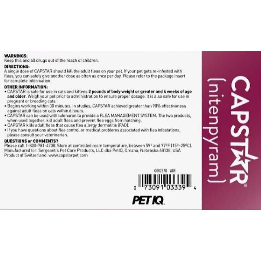 Capstar for Cats I26001