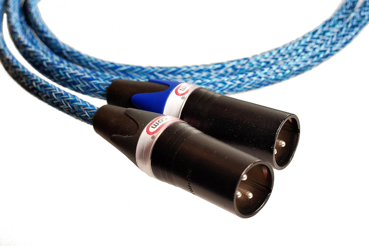 Blue XLR Cable Stereo Pair 2 Cables N905258
