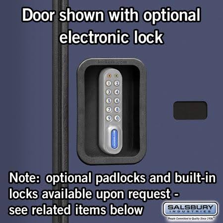 Blue Wood Locker I208455