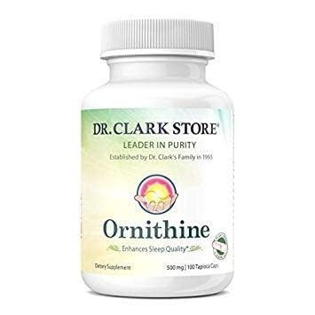 Ornithine Vegetarian Supplement 500 mg 100 Tapioca Capsules H61183