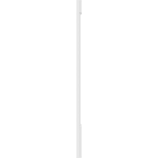 Two Equal Raised Panel PVC Pilaster with Capital and Base (Pair) N326719