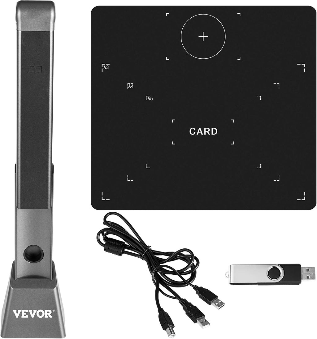 Document Scanner Camera with OCR Function, 10 Mega-Pixel Lens with LED Lights K4661