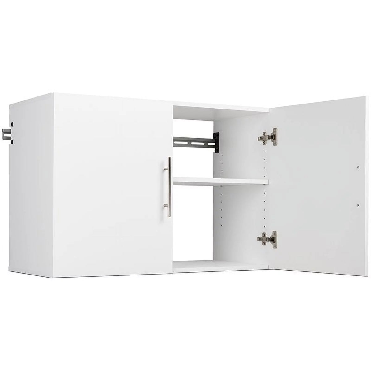 2 Piece 36" Height Wall Mounted Garage Cabinet Set in White R3218