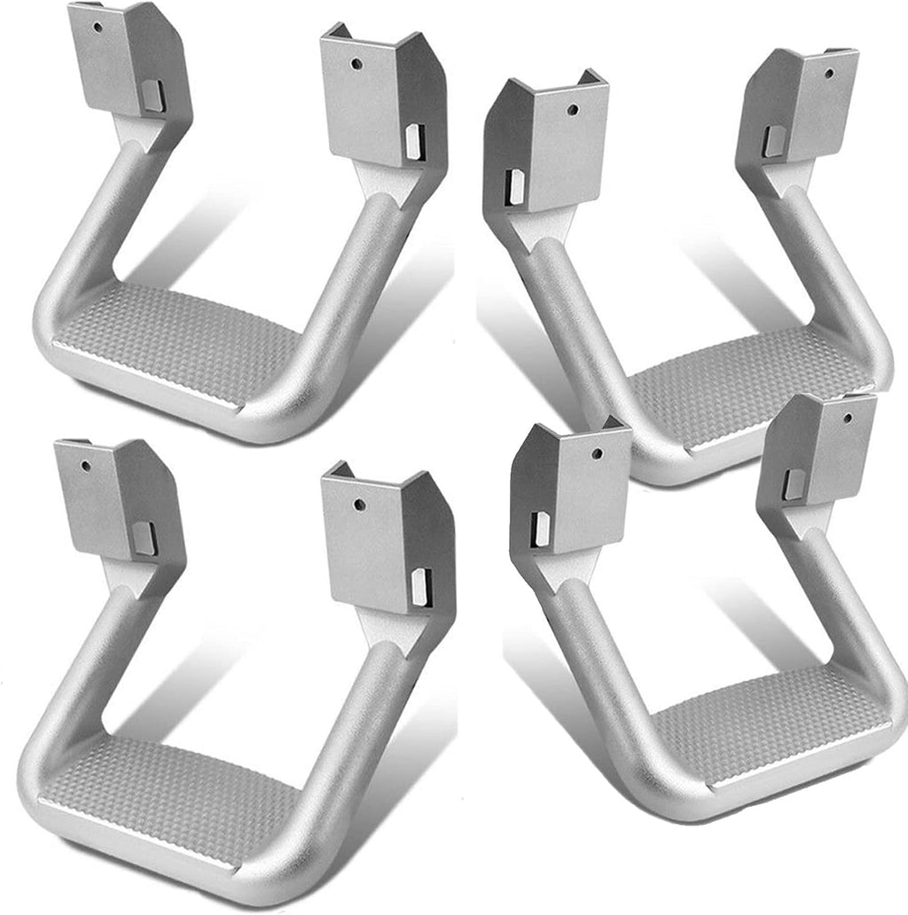 Black Aluminum Side Step for Truck SUV, 2 Piece N8353