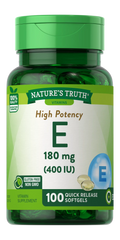 Vitamin E 400 IU Quick Release 100ct 5-Pack T439144