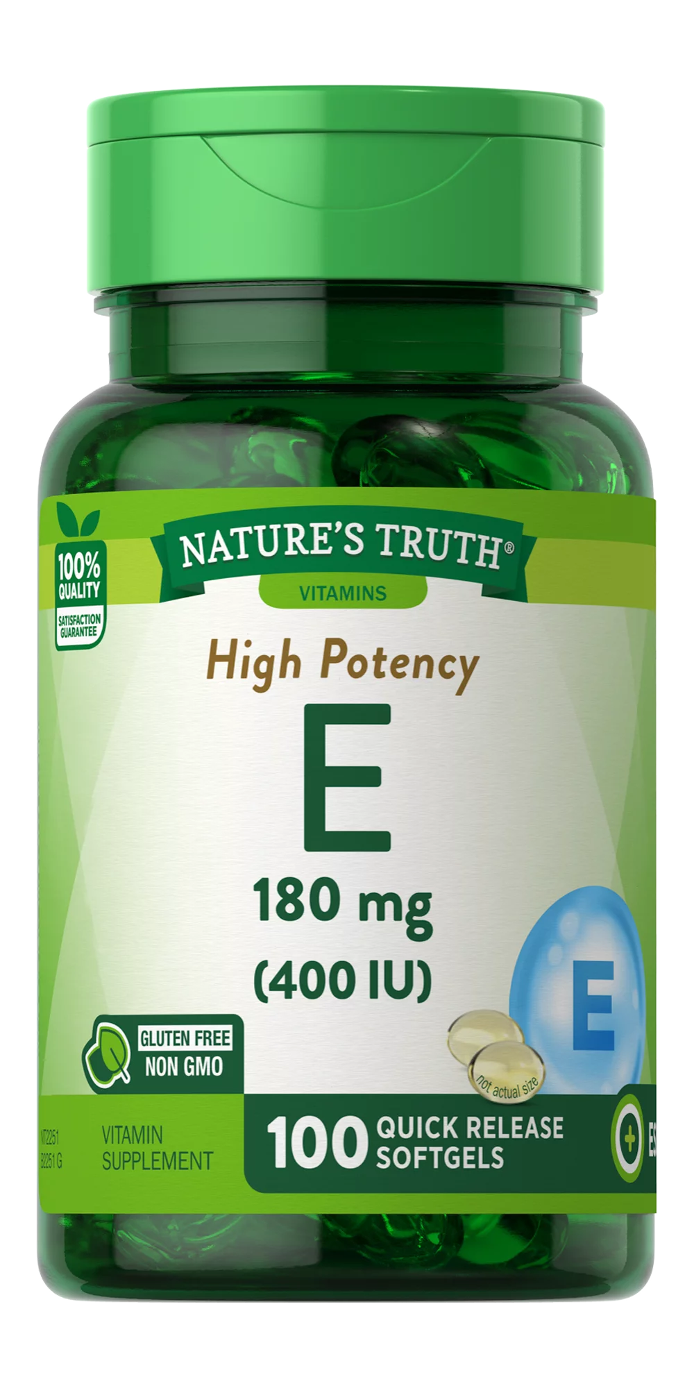 Vitamin E 400 IU Quick Release 100ct 5-Pack T439144