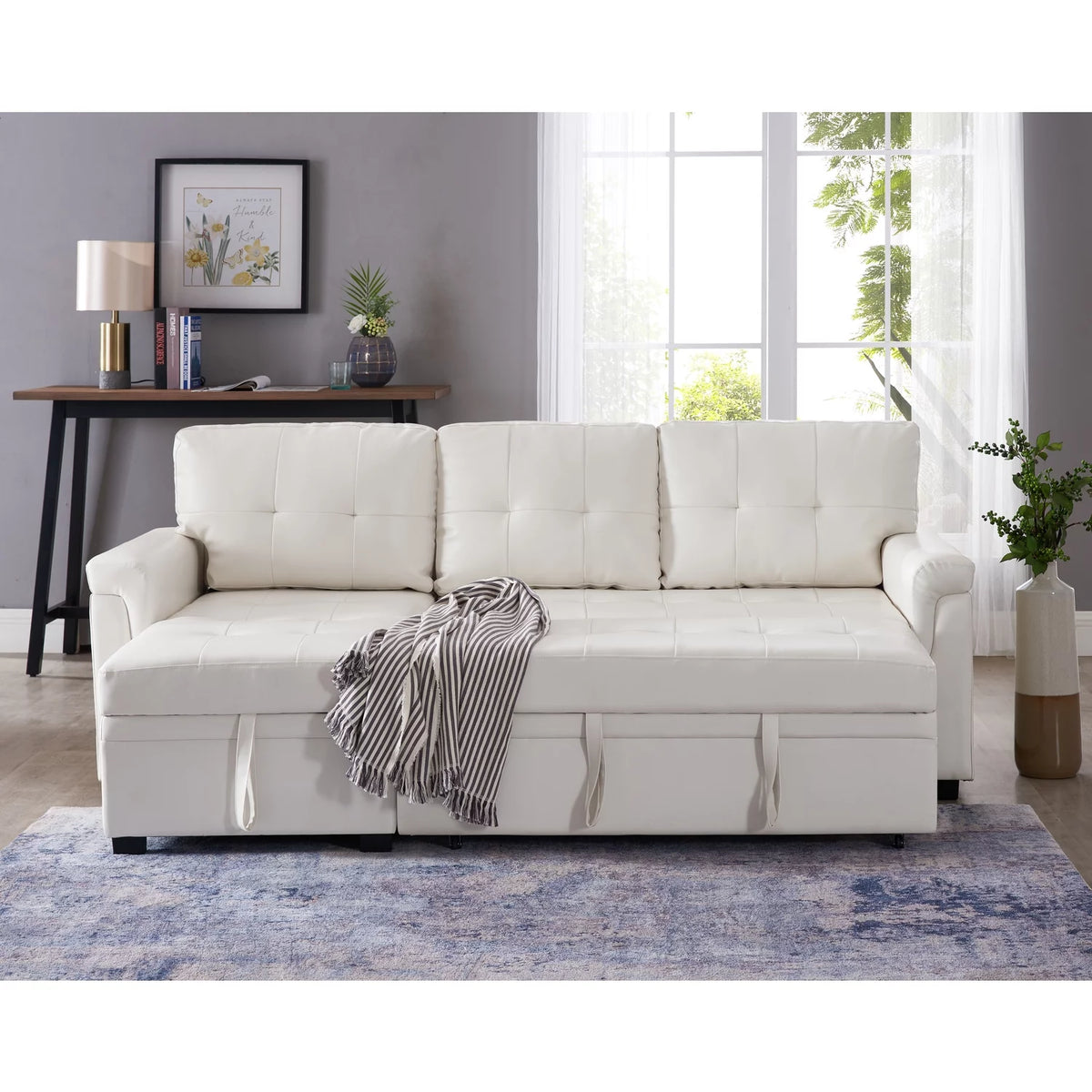 Reversible L-Shaped Sectional Sofa with Chaise G996