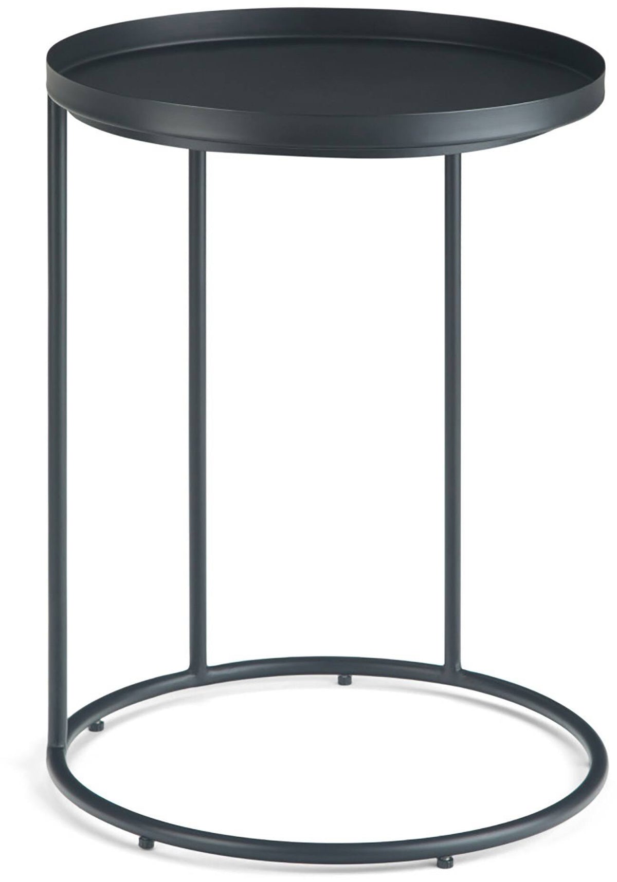 Black Metal Side Table J315999