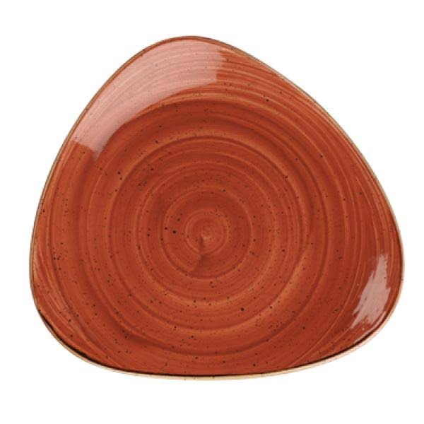 Stonecast Orange Lotus Plate 12 I399022