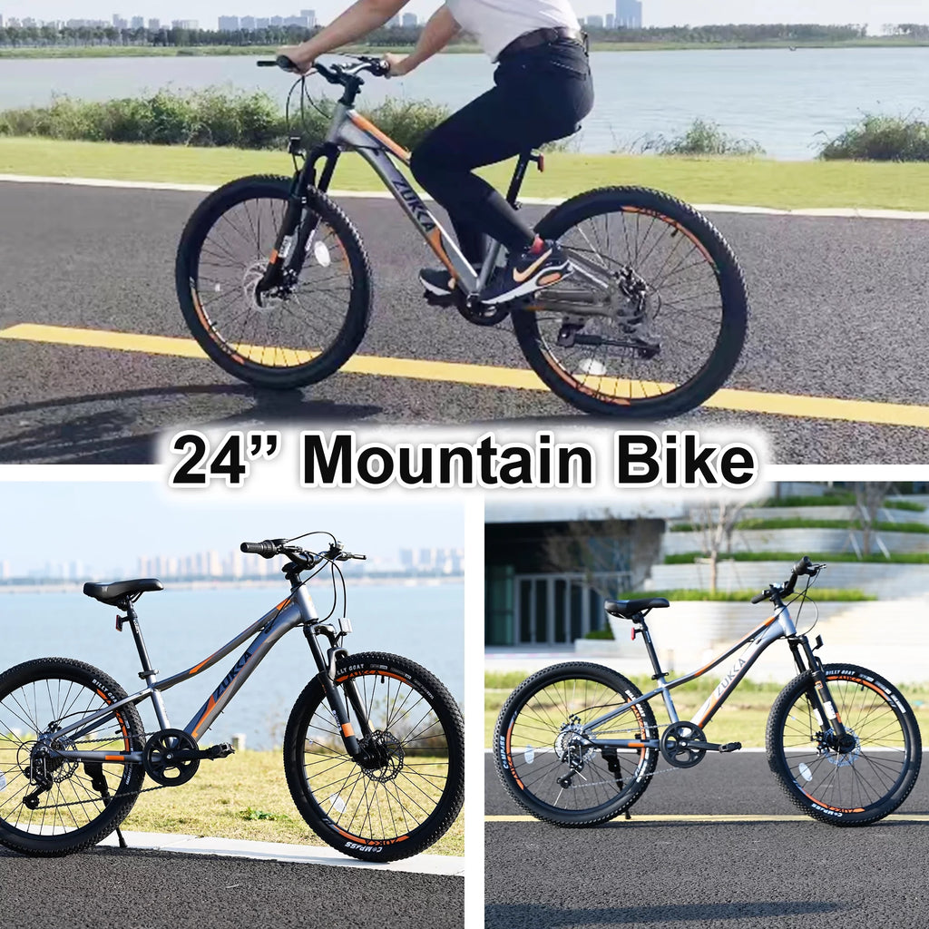 24 Inch 7 Speeds Aluminium Alloy Kids Mountain Bike W912938