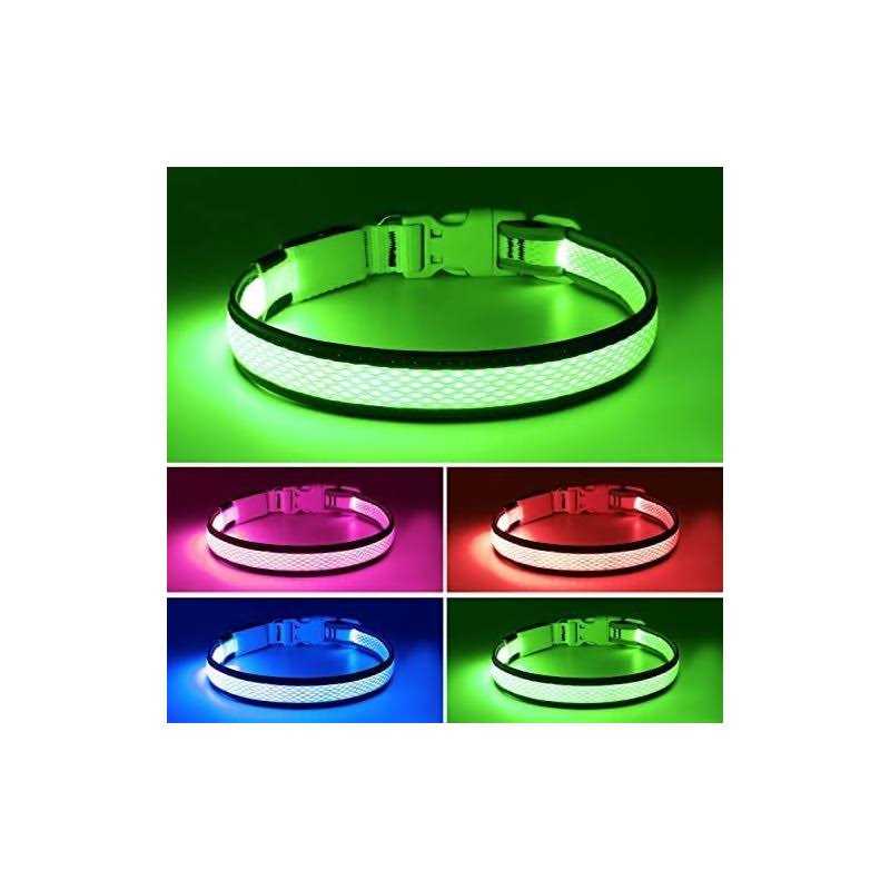 USB Rechargeable LED Dog Collar O1548