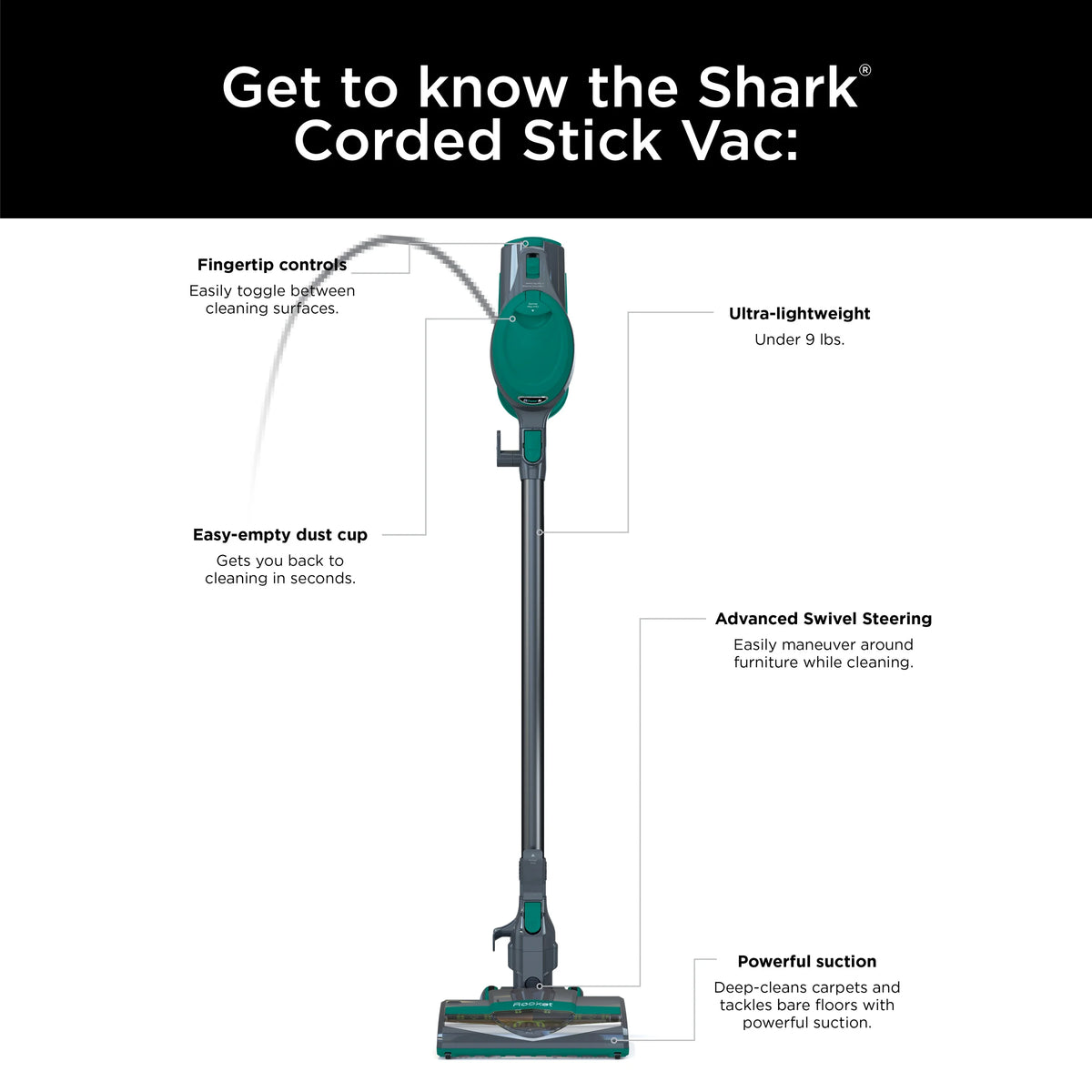Corded Stick Vacuum Y930141