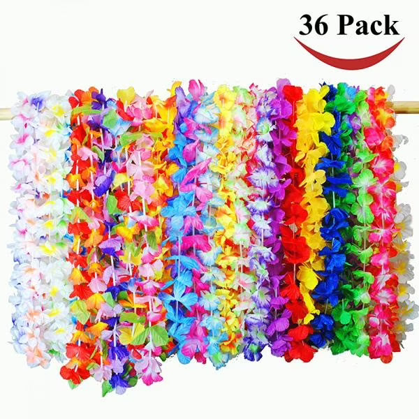 36 Pcs Hawaiian Leis A24160