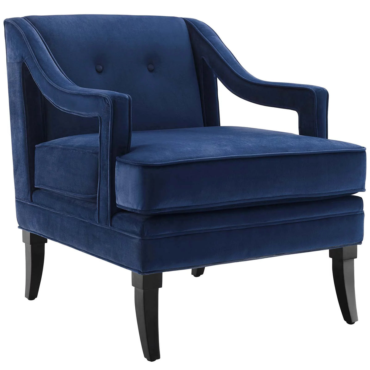 Navy Performance Velvet Set of 2 Living Room Set T535880