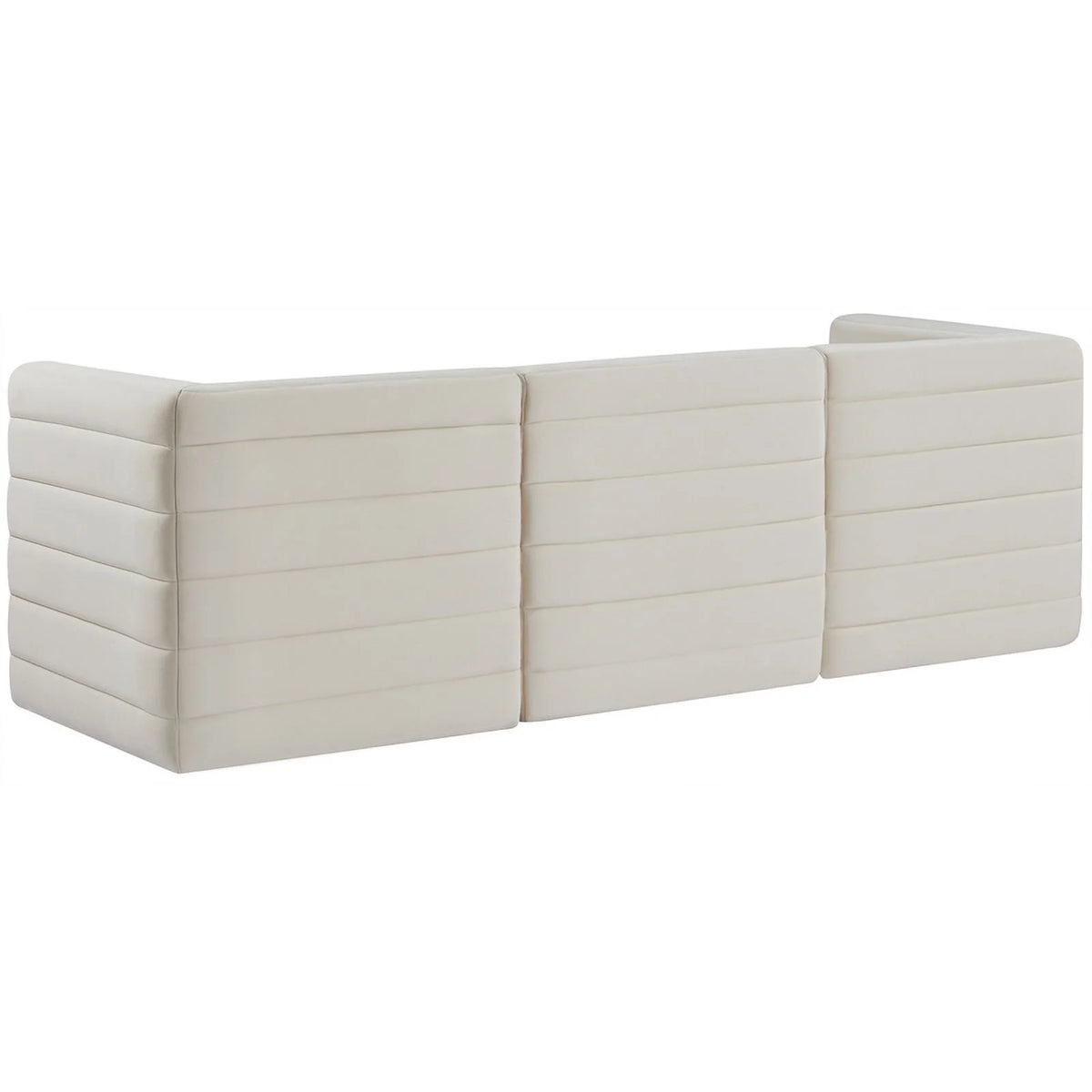 Cream Velvet Modular Sofa D98890