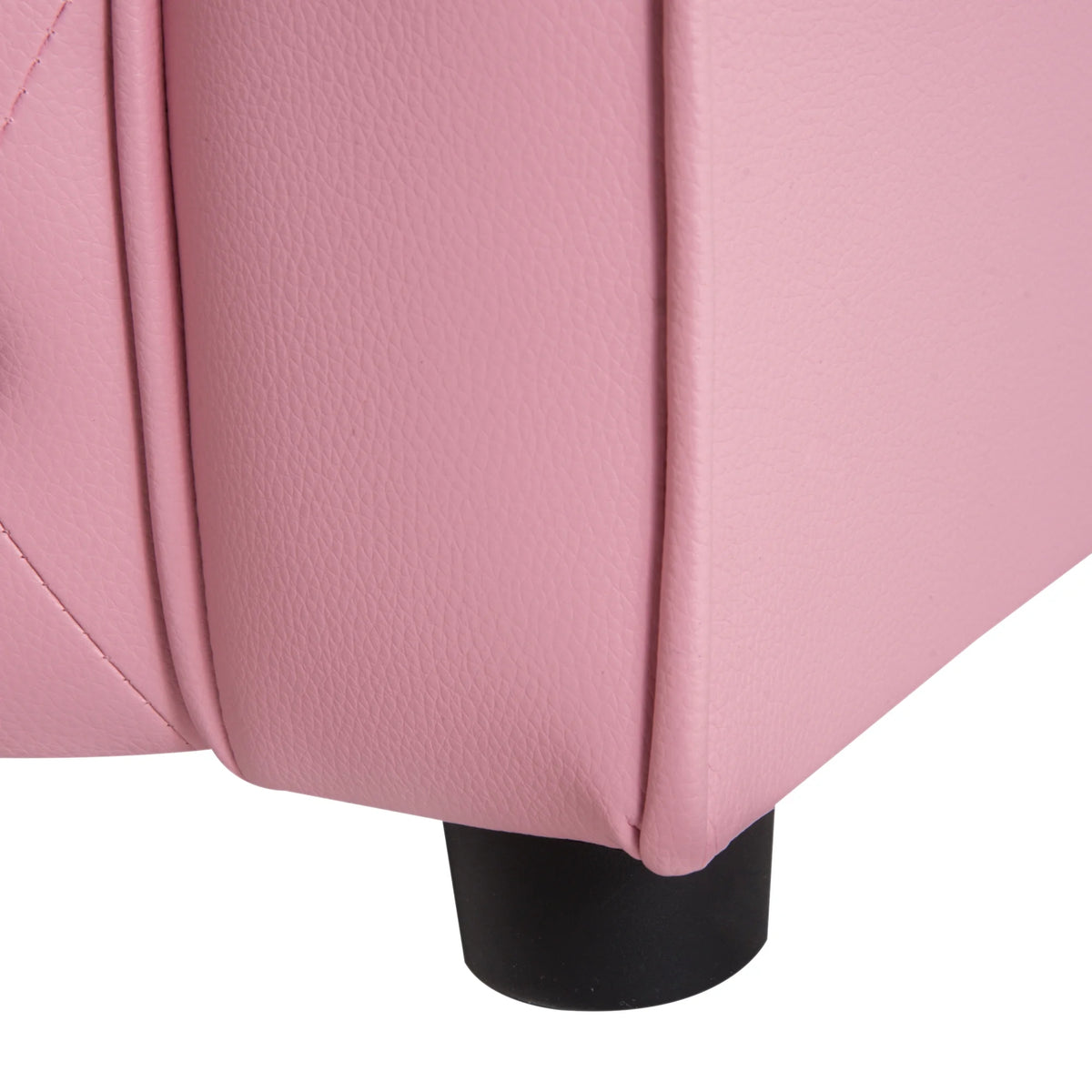 Pink Tufted Upholstered Kids Sofa Chair O213