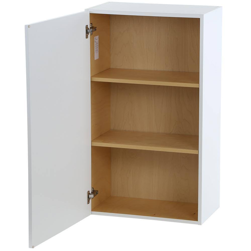 Wall Cabinet 21 in. x 36 in. x 12.5 in. 2-Adjustable Shelves White S3304