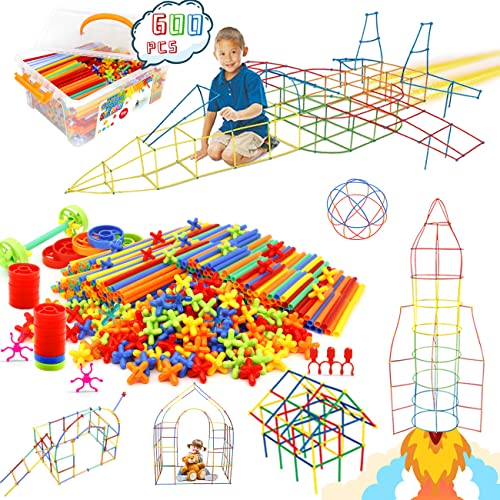 600Pcs Interlocking Plastic Building Toys Q835