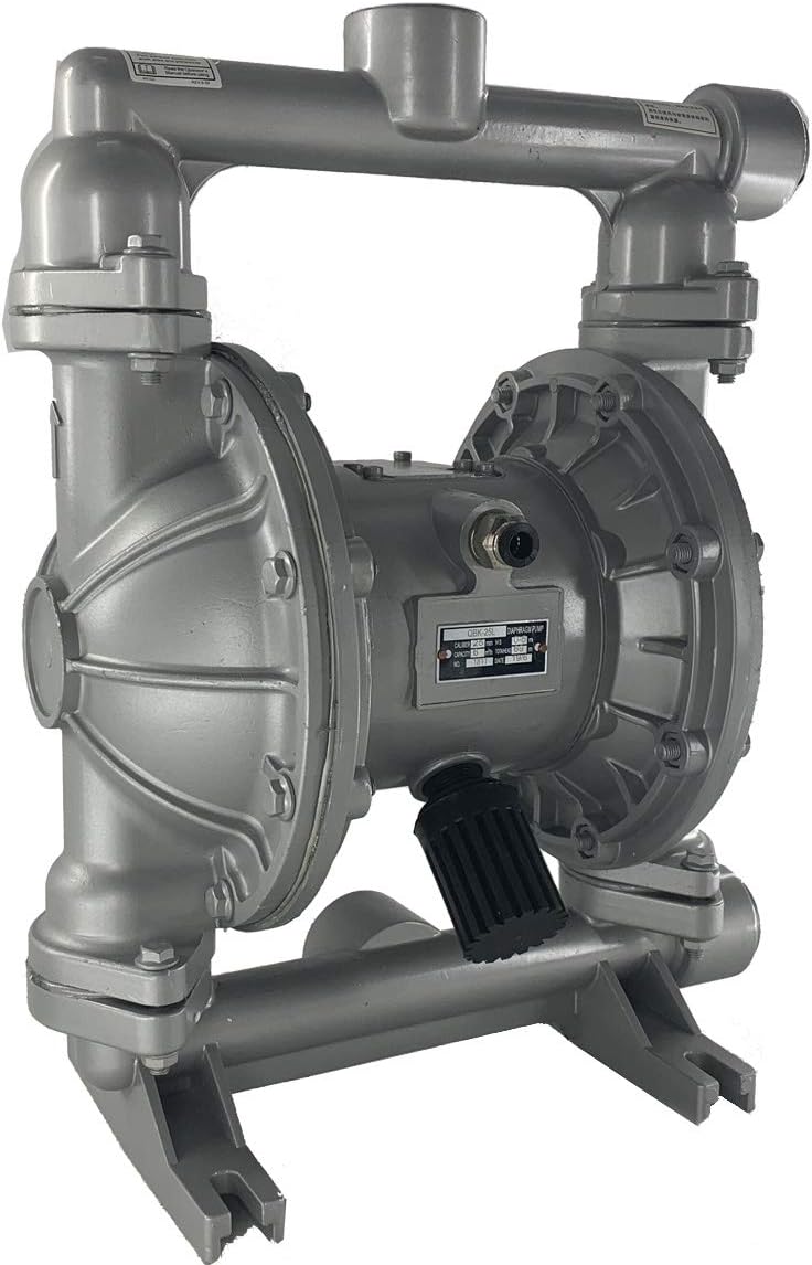 Air-Operated Double Diaphragm Pump, 1 inch Inlet & Outlet, Aluminum, 35 GPM Max 120PSI O3681