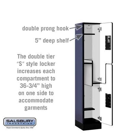 Blue Wood Locker I208455