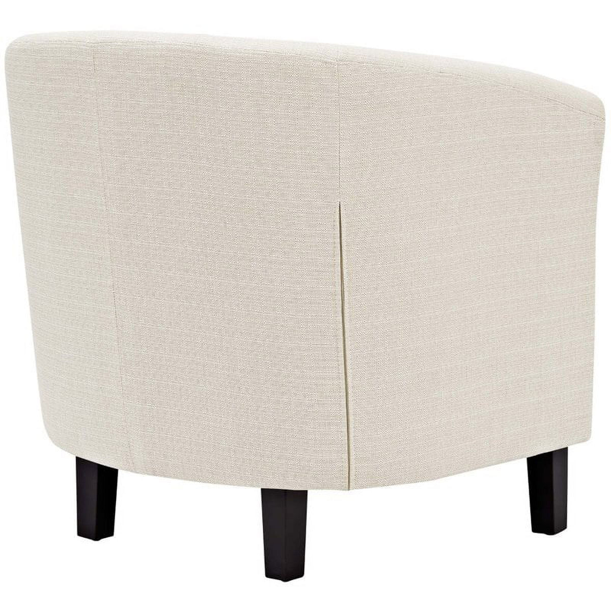 Beige 2 Piece Tufted Polyester Fabric Arm Chair Set G51199