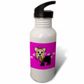 Pink 21 oz Sports Water Bottle A910