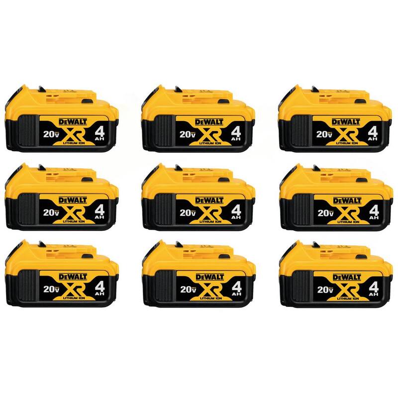 20V MAX XR Lithium-Ion 4.0Ah Battery Pack 9-Pack Y574302