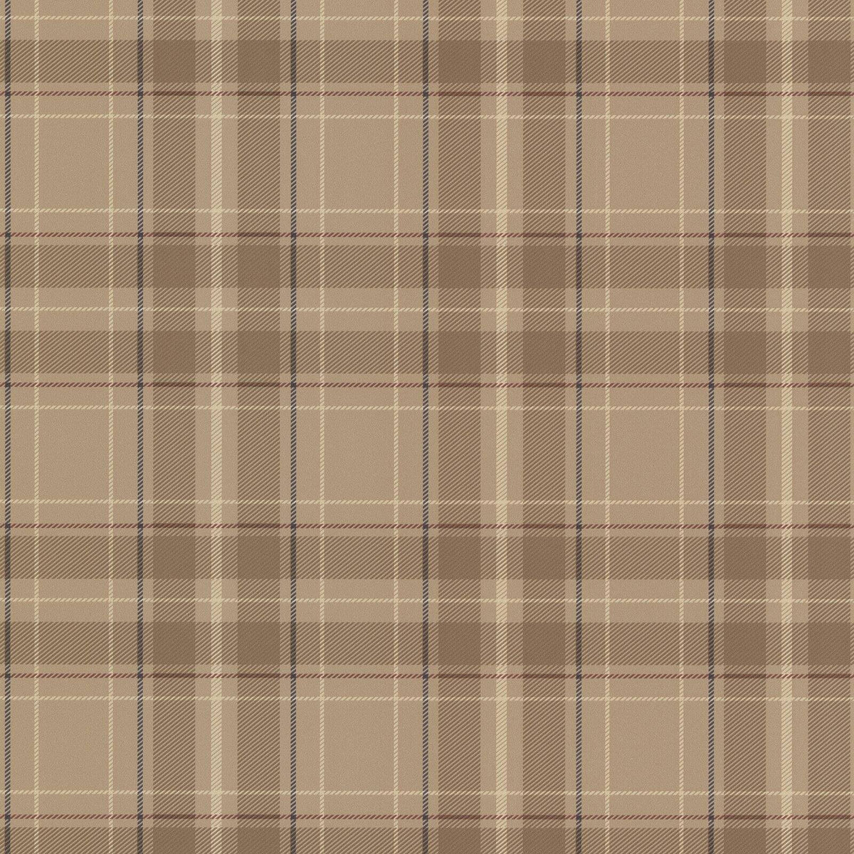Beige Plaid Wallpaper U191