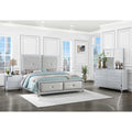 4-piece Modern Wood Tufted Eastern King Bedroom Set T38514