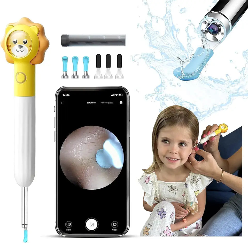 Ear Wax Removal Kit with Camera and Light, 6 Pcs Ear Set B76966