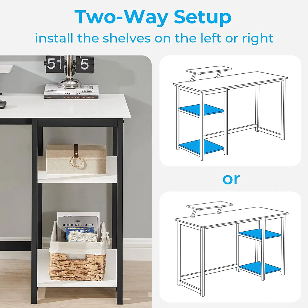 39 inch Computer Desk with Monitor Stand T868