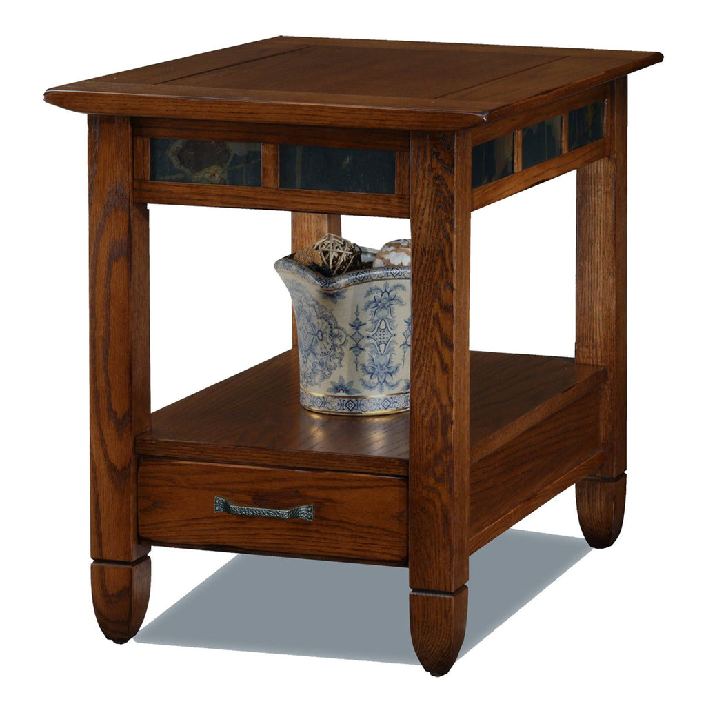 Rustic Oak End Table P787