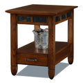 Rustic Oak End Table P787