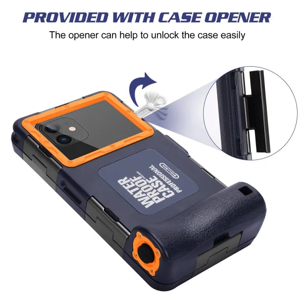 Waterproof Protective Case for Coolpad Cool 12A and Phones Up to 6.9 Inch with Lanyard Q2369
