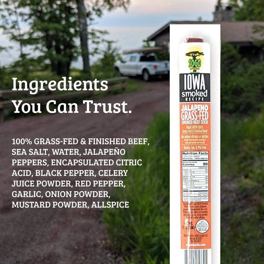 Jalapeno Beef Sticks 1-oz 72 Ct J467419