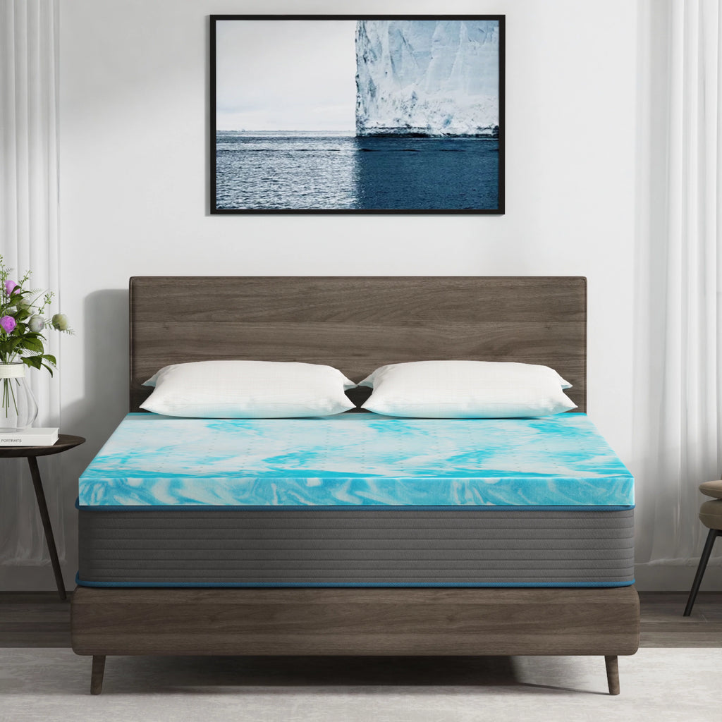 2 inch Cooling Gel Memory Foam Mattress Topper P89668