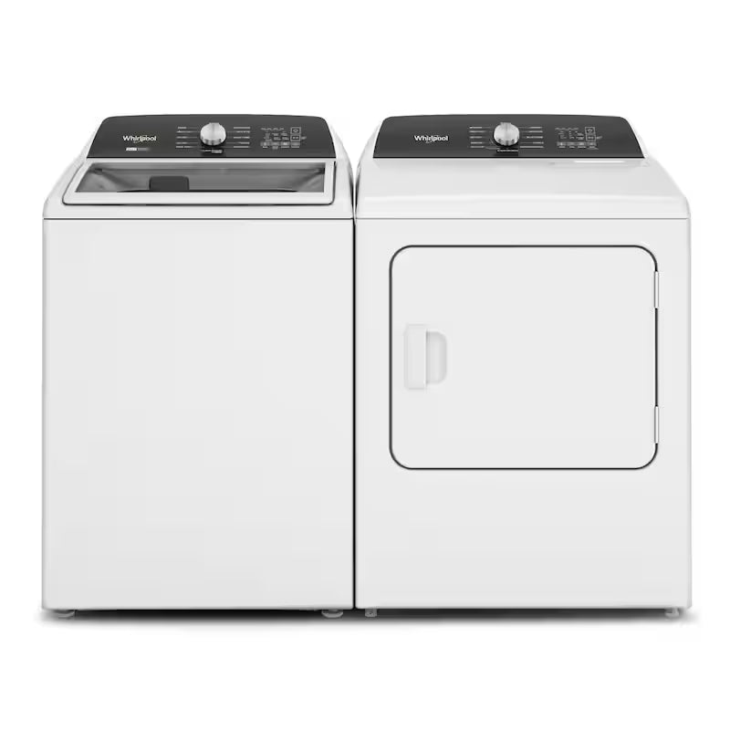 White 7 cu. ft. Electric Top Load Dryer with Steam L671