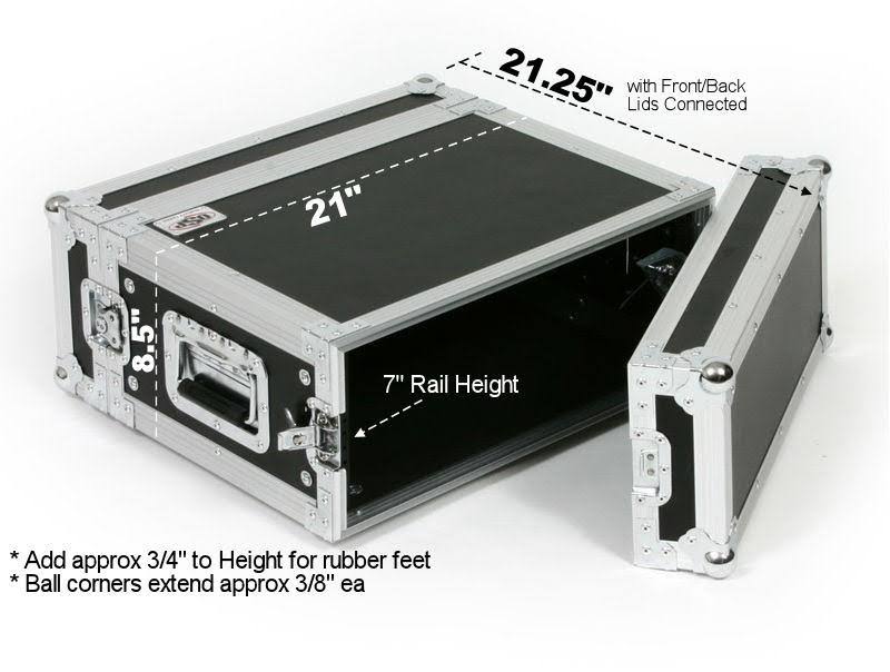 4 Space ATA Effects Rack Case J2604